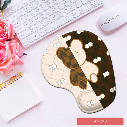 Silicone wrist mouse pad female comfortable computer soft non-slip hand rest pad thick non-slip wrist rest cute game pad - Tech genius & freaks