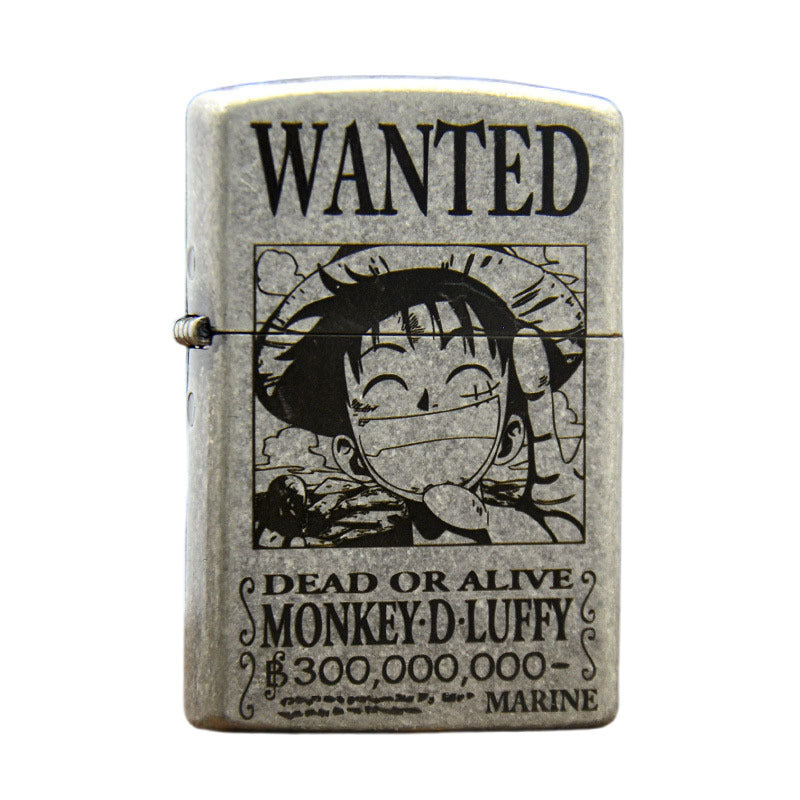 ZORRO Zoro Ancient Silver Pirate King Luffy Kerosene Lighter - Tech genius & freaks