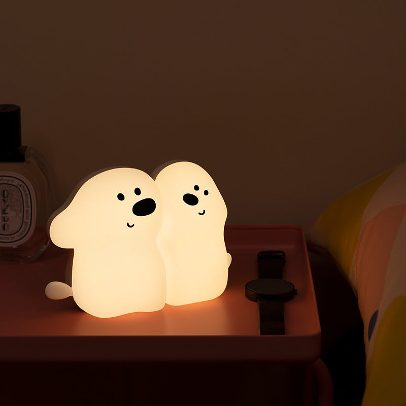 Sticky Dog Night Light Dog Night Light Dog Night Light Couple Gift Sleeping Cute Night Light - Tech genius & freaks