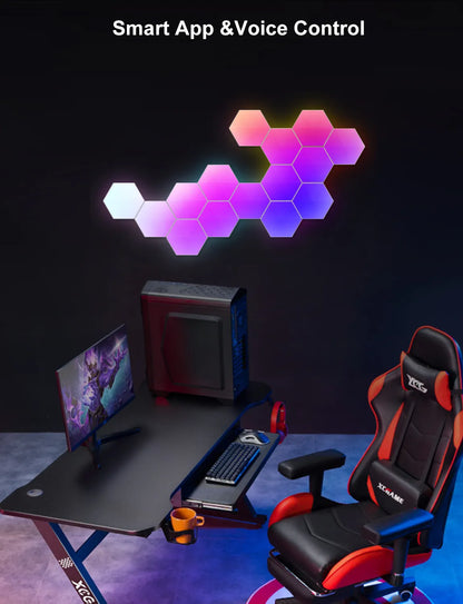 HexaGlow RGB Quantum Lamp - Tech genius & freaks