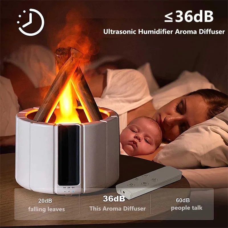 Cozy Flame Humidifier - Tech genius & freaks