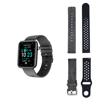 Advanced Smartwatch With Three Bands And Wellness + Activity Tracker - Tech genius & freaks