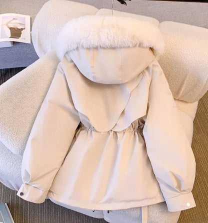 Chic Plus-Size Korean Winter Coat - Tech genius & freaks