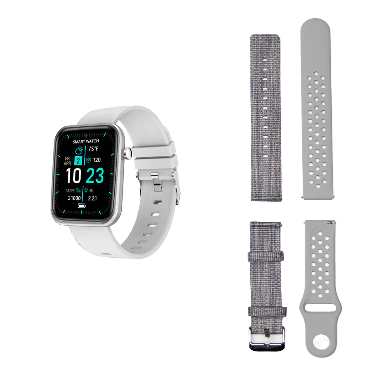 Advanced Smartwatch With Three Bands And Wellness + Activity Tracker - Tech genius & freaks