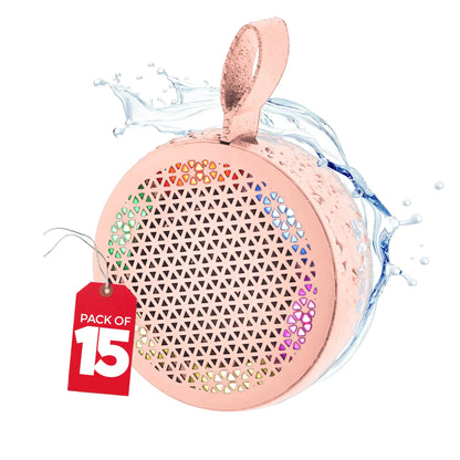 AQUATUNE Wireless Shower Speaker with LED Lights - Tech genius & freaks