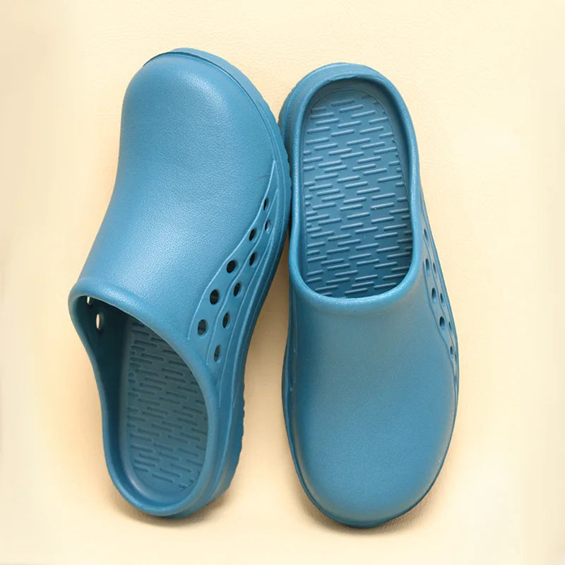 New Medicos Shoes Light Weight Scrub Clogs Non-slip Hospital Nurse Shoes Step-in Garden Water Yard Clogs Women Outdoor Slippers - Tech genius & freaks