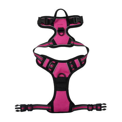 Pet Dog Harness Reflective Adjustable Breathable Vest Chest Strap for Small Medium Big Dogs Cats Collar Harness Dog Accessoires - Tech genius & freaks