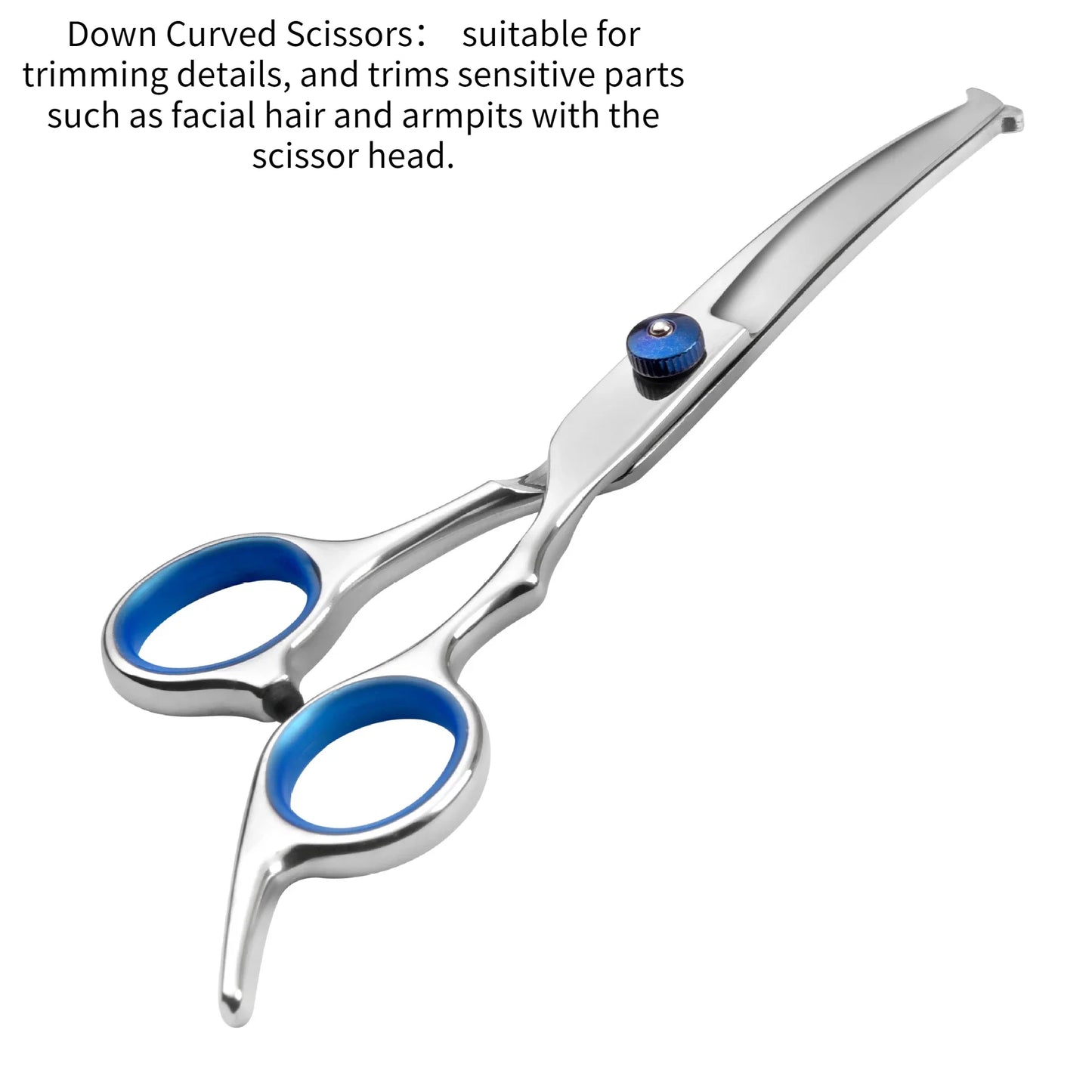 Safty Pet Grooming Scissors for Dogs Cats Round Head Professional Stainless Steel Dog Hair Scissors Pet Hair Barber Cutting Tool - Tech genius & freaks