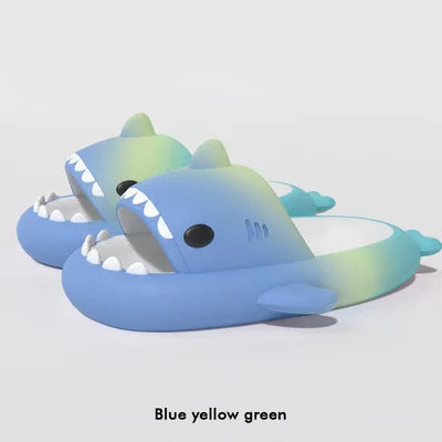 Summer Shark Slippers Women’s EVA Sandals Adult's Outdoor Beach Slides Kids Rainbow Cartoon Flip Flops Boys Girls Casual Shoes - Tech genius & freaks