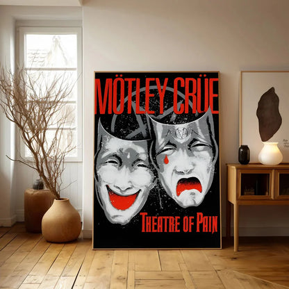 Popular Band Motley_Crues-Retro Anime Posters Sticky HD Quality Wall Art Retro Posters for Home Room Wall Decor - Tech genius & freaks