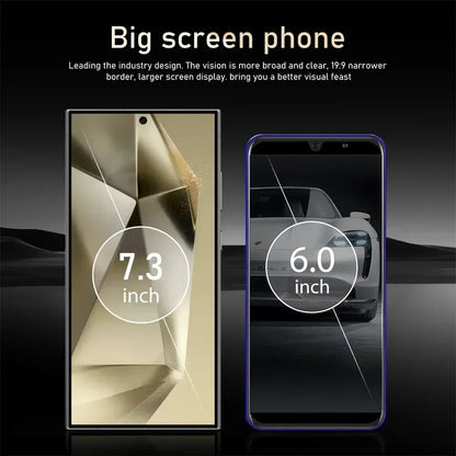 S24 Ultra Android Smartphone 7.3'' HD 5G Snapdragon 8 Gen 3 16GB+1TB Cellphones Mobile Phones Face Unlocked Cell Phone Tablet - Tech genius & freaks