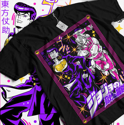 Josuke Higashikata T-Shirt Jojo's Bizzare Adventure Girl Gift Shirt All Size - Tech genius & freaks