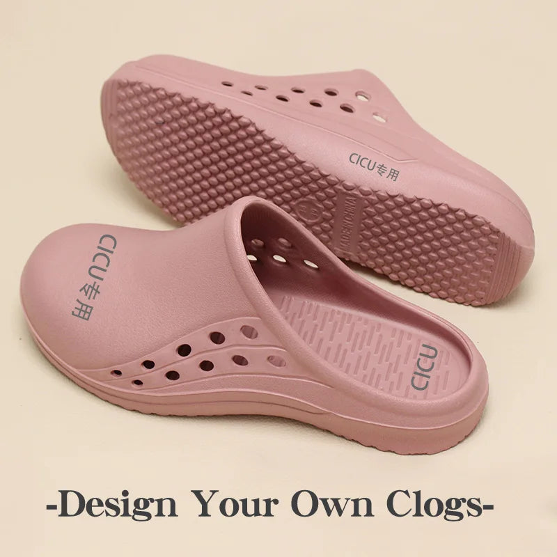 New Medicos Shoes Light Weight Scrub Clogs Non-slip Hospital Nurse Shoes Step-in Garden Water Yard Clogs Women Outdoor Slippers - Tech genius & freaks