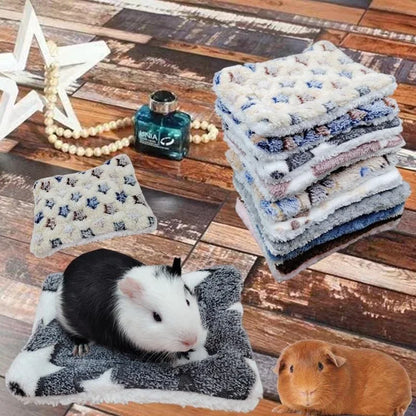 Guinea Pig Hamster Warm Mats Bed Hamster Sleep Pad Squirrel Hedgehog Soft Cushion Rabbit Chinchilla Bed Mat House Nest - Tech genius & freaks