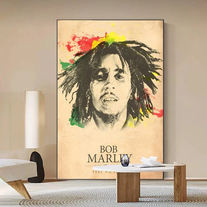 Bob Marley Poster Anime Posters Sticky Whitepaper Sticker DIY Room Bar Cafe Kawaii Room Decor - Tech genius & freaks