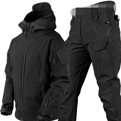 Tactical Jacket Winter Suit Waterproof Hiking Windproof Military Hunting Clothes Fishing Wear Fleece Softshell Tactical Suit - Tech genius & freaks