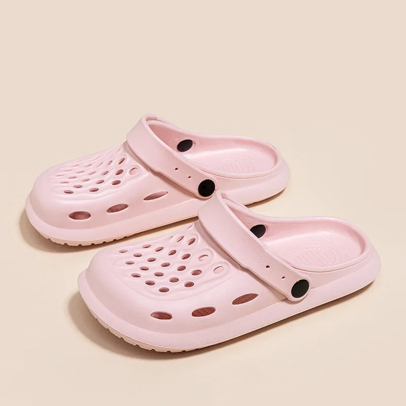 Fashion Sandals Waterproof Slippers Women Shoes Summer Comfortable Outdoor Slides Soft Sole Garden Shoes Indoor Nursing Sandals - Tech genius & freaks