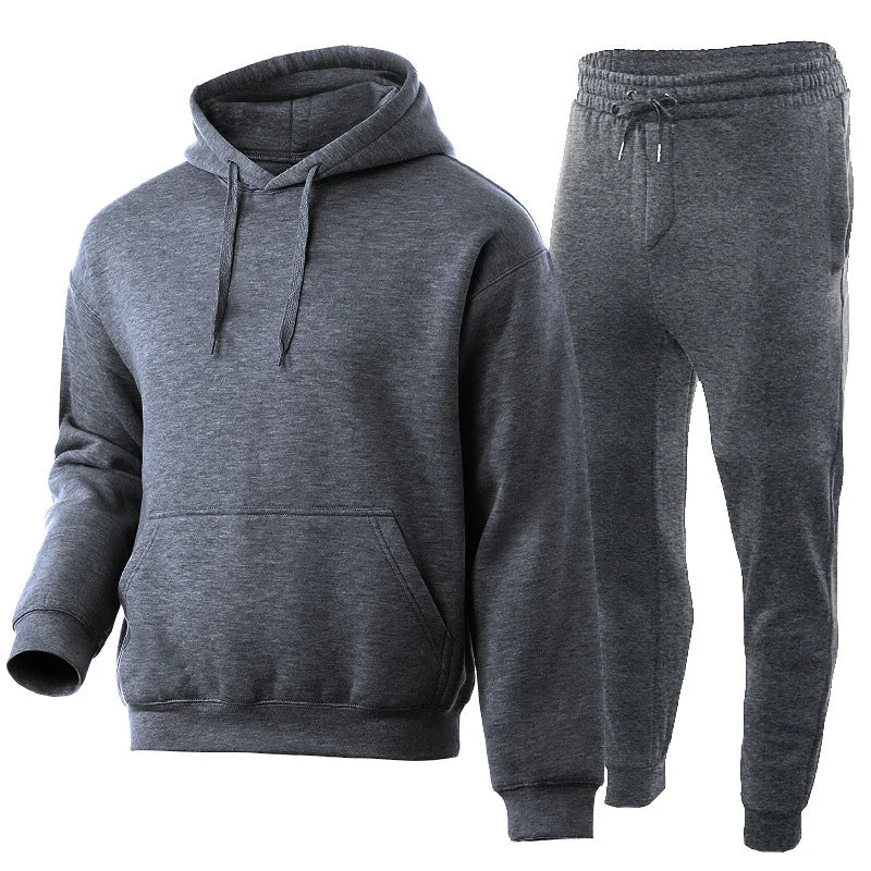 Hoodie Pants 2 Piece Sets Basketball Pullover Men’s Clothing Sweatshirt Tracksuit Women Sportswear Clothes for Men Tracksuit Men - Tech genius & freaks