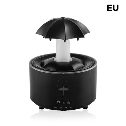 Remote Control Rotating Umbrella Humidifier, LED Light, Aroma Diffuser. - Tech genius & freaks