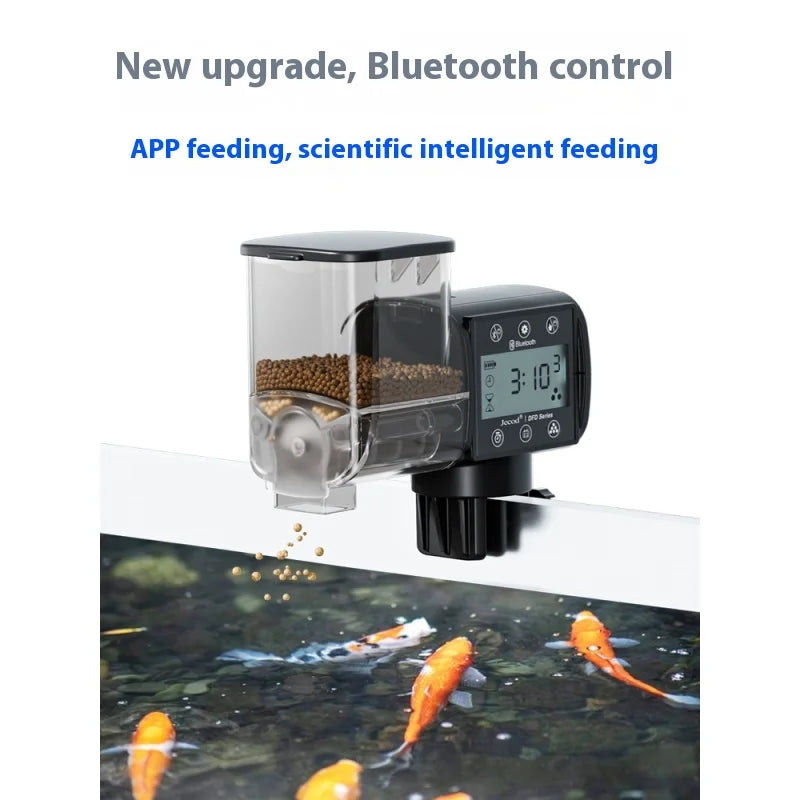 jebao jecod fish tank Bluetooth feeder 250ML 500ML intelligent timed ornamental fish turtle food aquarium - Tech genius & freaks