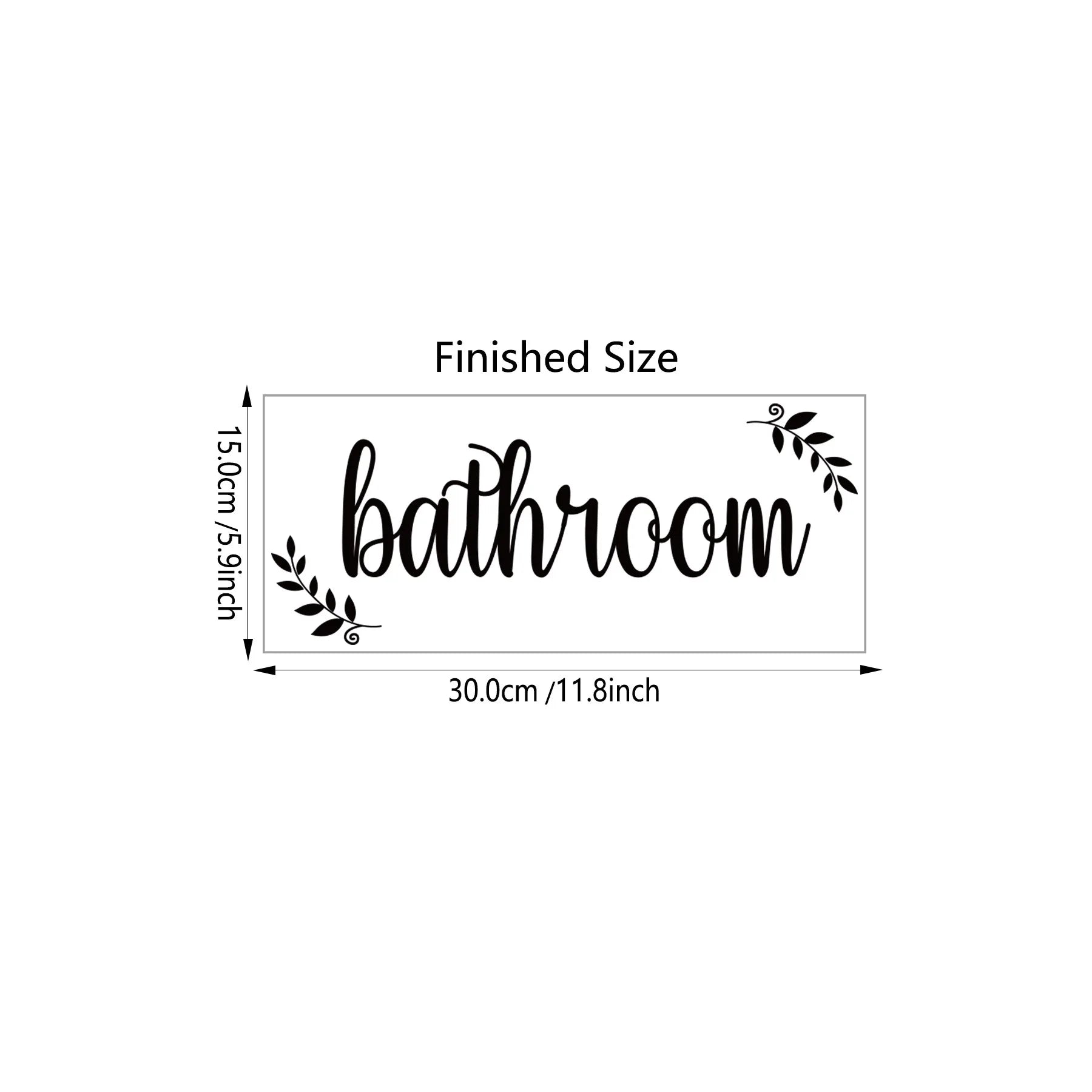 Self Adhesice Bathroom Toilet Decals Wall Stickers Room Decorations New Design Wall Art Bathroom WC Door Signs Sticker - Tech genius & freaks