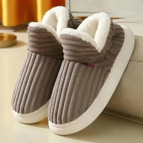 Customizable Women Snow Warm Plush Platform Sneakers Shoes slippers WNX405300 - Tech genius & freaks