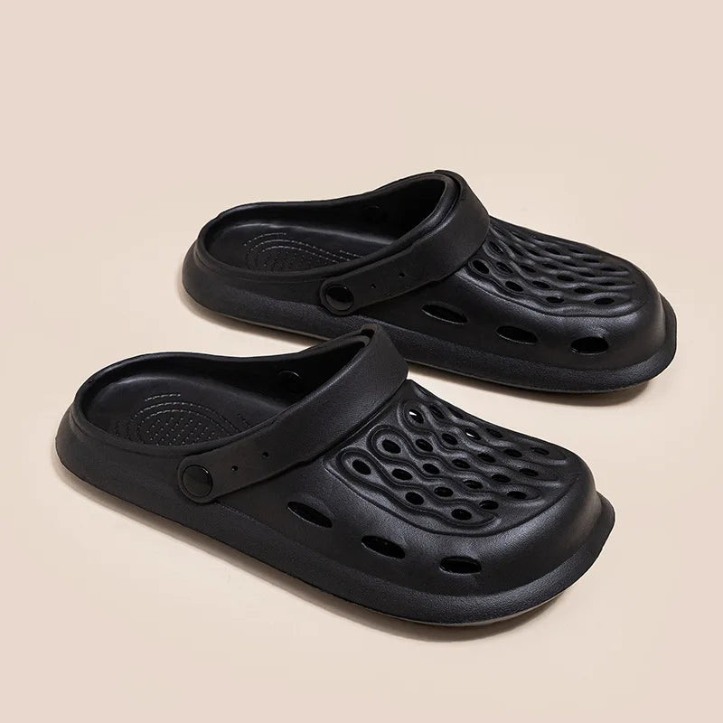 Fashion Sandals Waterproof Slippers Women Shoes Summer Comfortable Outdoor Slides Soft Sole Garden Shoes Indoor Nursing Sandals - Tech genius & freaks