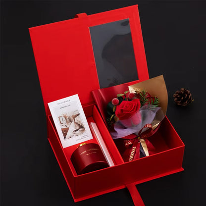 Mother's Day Gift 2024 Red Rose Jewelry San Valentin Rose Gift - Tech genius & freaks