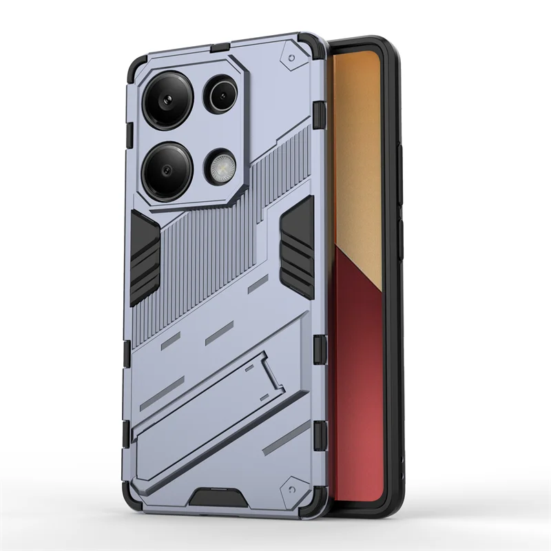 For Redmi Note 13 Pro 4G Case Armor Shockproof Phone Case For Xiaomi Redmi Note13 Pro 13Pro 4G Car Magnetic Holder Back Cover - Tech genius & freaks