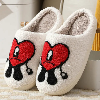 Cozy Heart Fur Slippers - Tech genius & freaks