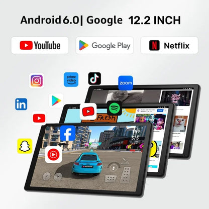 12.2 INCH RAM 2GB ROM 64GB CT2 Android 6.0 WIFI Tablet PC MT8163 Quad-Core Dual Camera 5000mAh USB 3.0 1920 x 1200 IPS Quad Core - Tech genius & freaks