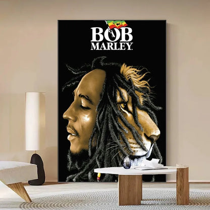 Bob Marley Poster Anime Posters Sticky Whitepaper Sticker DIY Room Bar Cafe Kawaii Room Decor - Tech genius & freaks