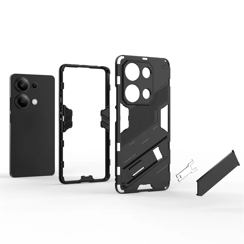 For Redmi Note 13 Pro 4G Case Armor Shockproof Phone Case For Xiaomi Redmi Note13 Pro 13Pro 4G Car Magnetic Holder Back Cover - Tech genius & freaks