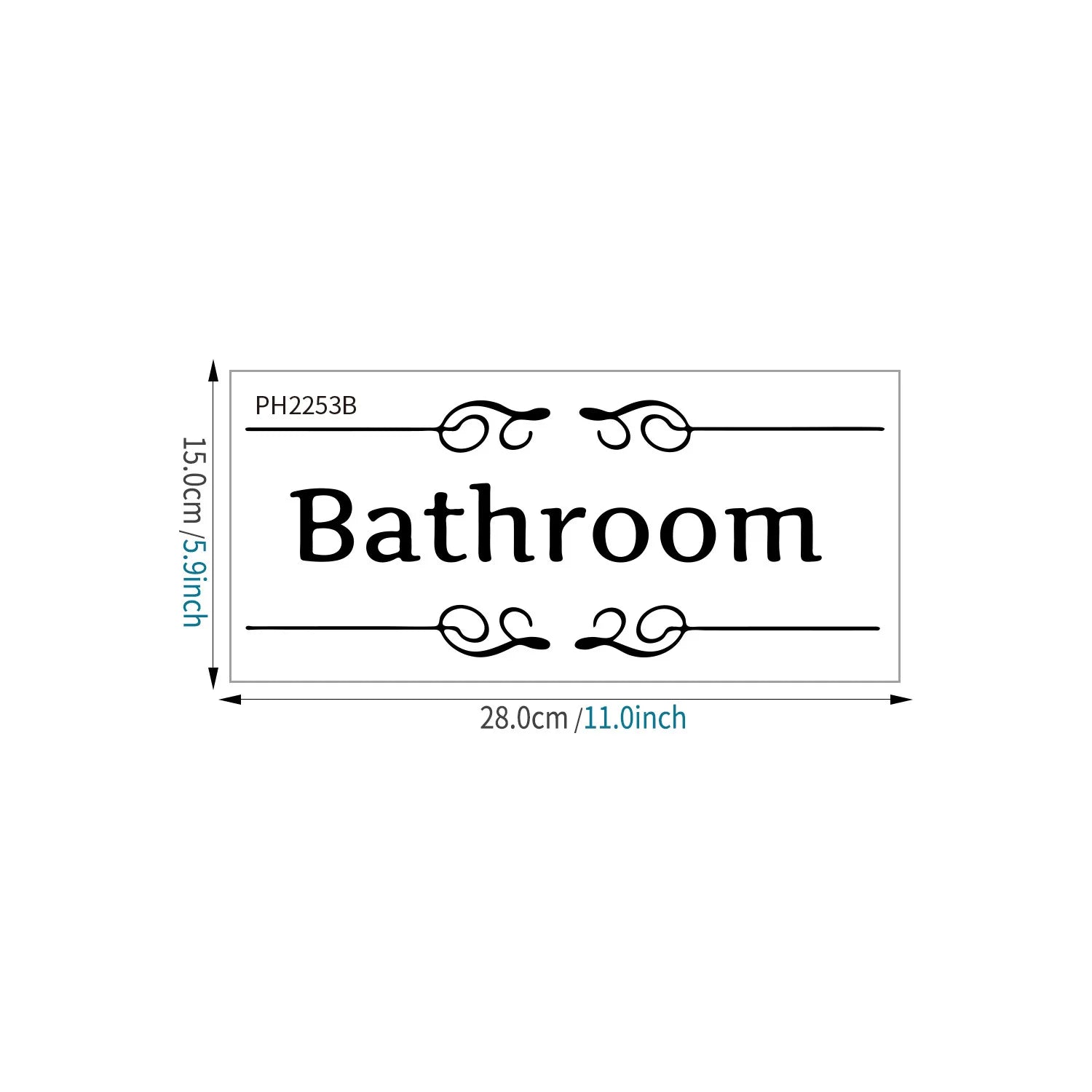 Self Adhesice Bathroom Toilet Decals Wall Stickers Room Decorations New Design Wall Art Bathroom WC Door Signs Sticker - Tech genius & freaks