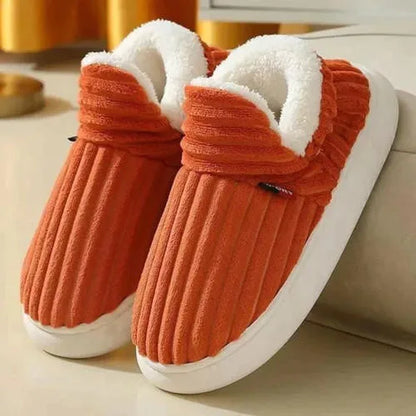 Customizable Women Snow Warm Plush Platform Sneakers Shoes slippers WNX405300 - Tech genius & freaks