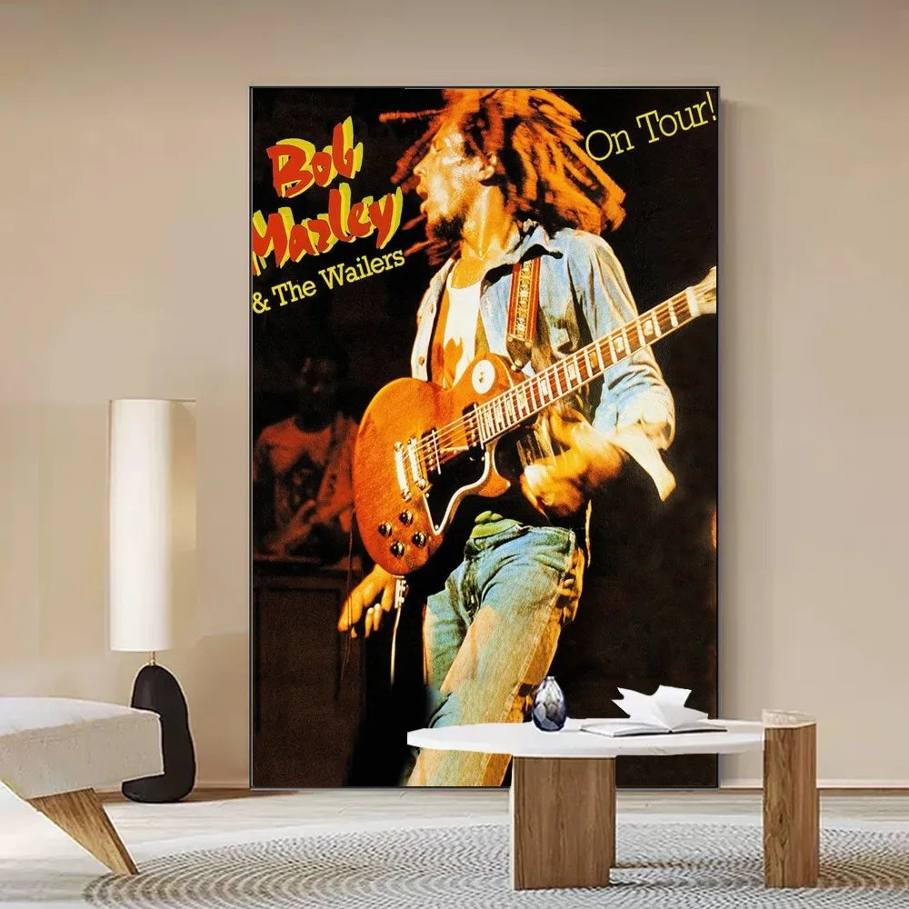 Bob Marley Poster Anime Posters Sticky Whitepaper Sticker DIY Room Bar Cafe Kawaii Room Decor - Tech genius & freaks