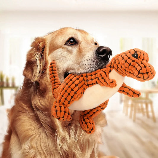 Cats and Dogs Pet Plush Dinosaur Toys Interactive Dog Chew Toys Plush Stuffing Pet Supplies Dog Toys for Small Dogs - Tech genius & freaks