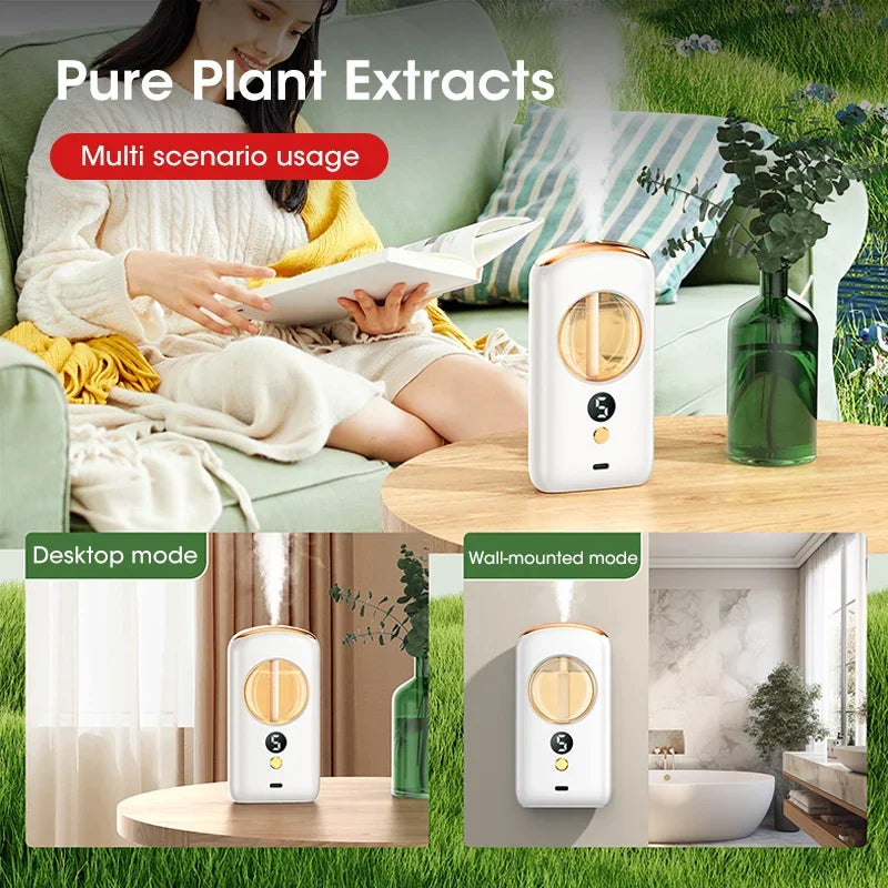 Desktop Diffuser Aromatherapy Machine USB Smart Air Purifier with Display Car Air Freshener Home Bathroom Deodorization - Tech genius & freaks