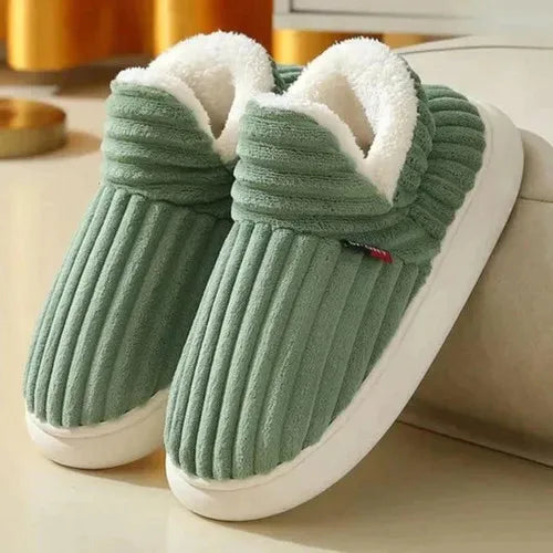 Customizable Women Snow Warm Plush Platform Sneakers Shoes slippers WNX405300 - Tech genius & freaks