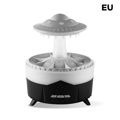 Remote Control Rotating Umbrella Humidifier, LED Light, Aroma Diffuser. - Tech genius & freaks