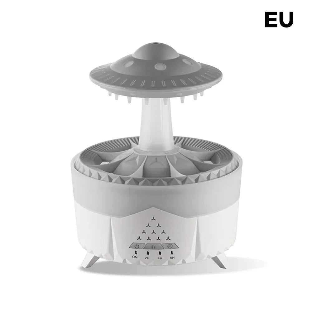 Remote Control Rotating Umbrella Humidifier, LED Light, Aroma Diffuser. - Tech genius & freaks