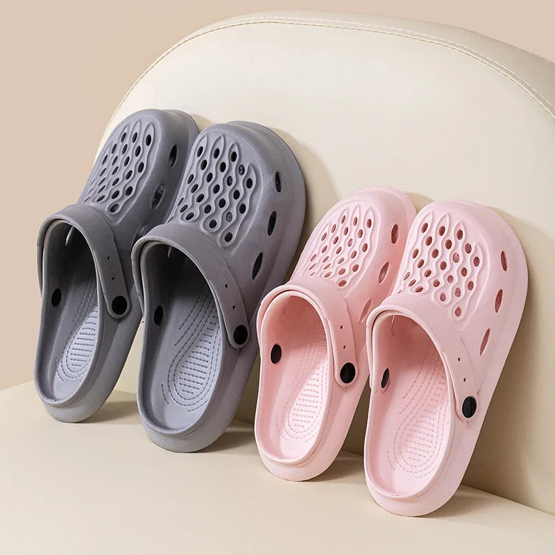 Fashion Sandals Waterproof Slippers Women Shoes Summer Comfortable Outdoor Slides Soft Sole Garden Shoes Indoor Nursing Sandals - Tech genius & freaks