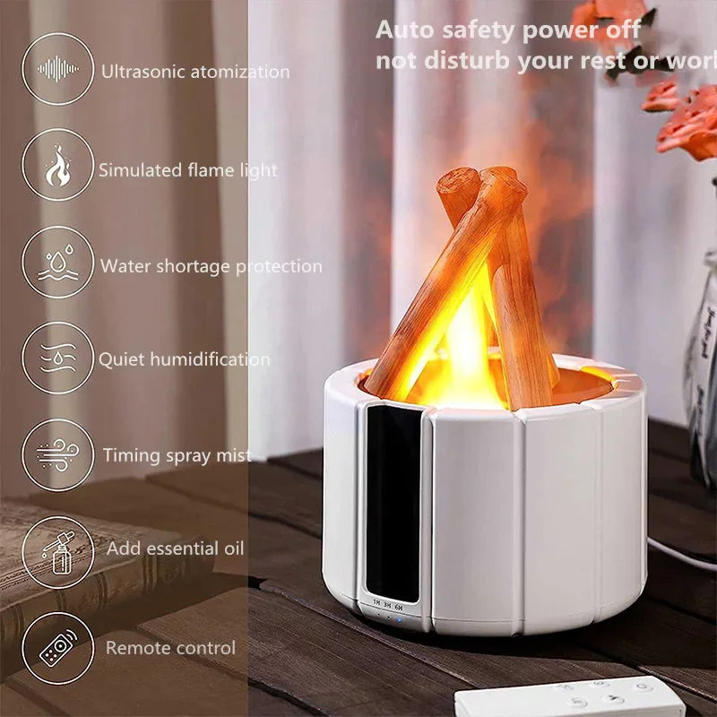 Cozy Flame Humidifier - Tech genius & freaks