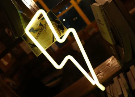 USB/Battery LED Neon Lightning Sign - Tech genius & freaks