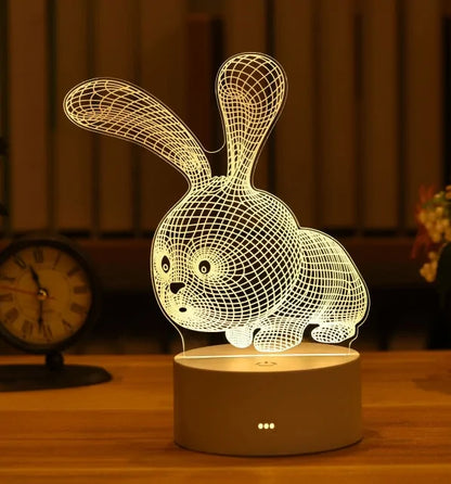 Romantic 3D Acrylic Lamp - Tech genius & freaks