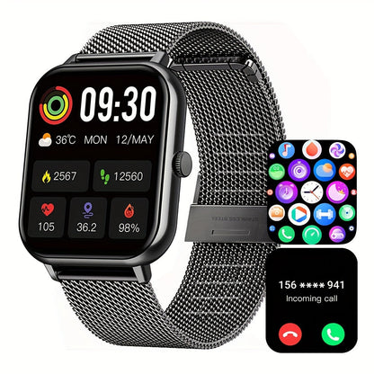 183 Full Touch Smartwatch, 100 Sport Modes, AI Control, for Android/iOS. - Tech genius & freaks