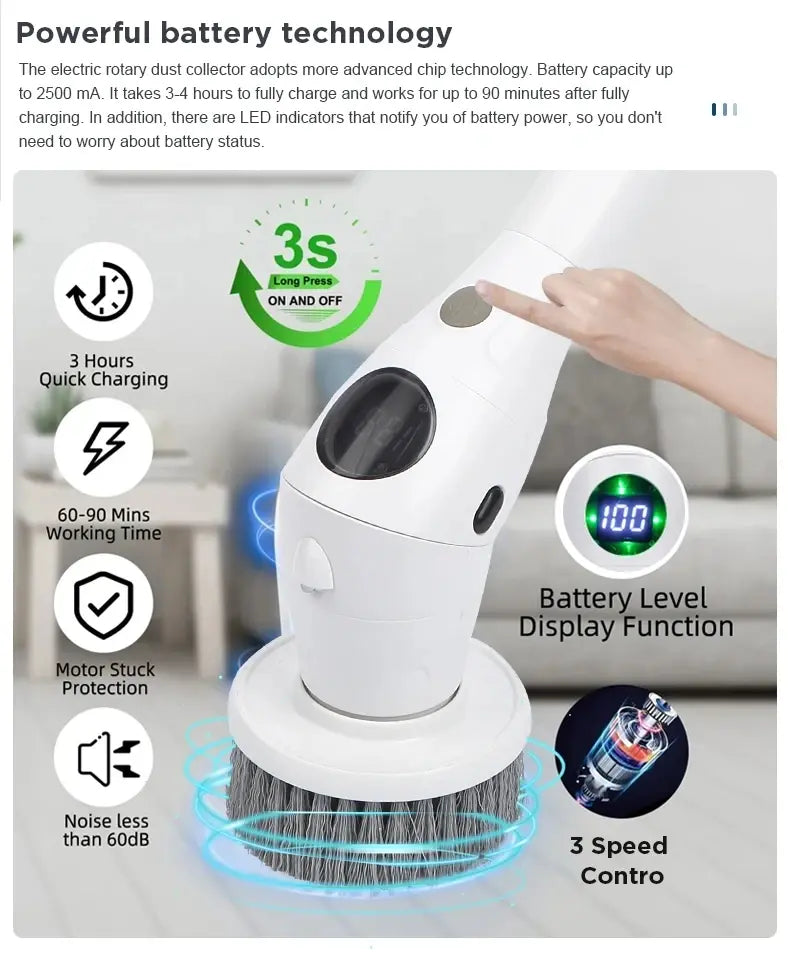 SpinScrub Pro Cordless Cleaning Brush - Tech genius & freaks