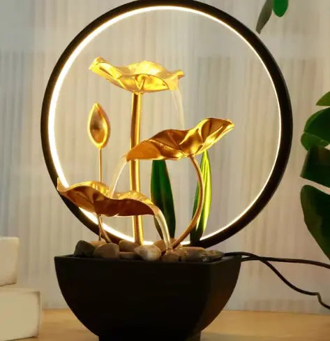 Soothing Water LED Desktop Fountain - Tech genius & freaks