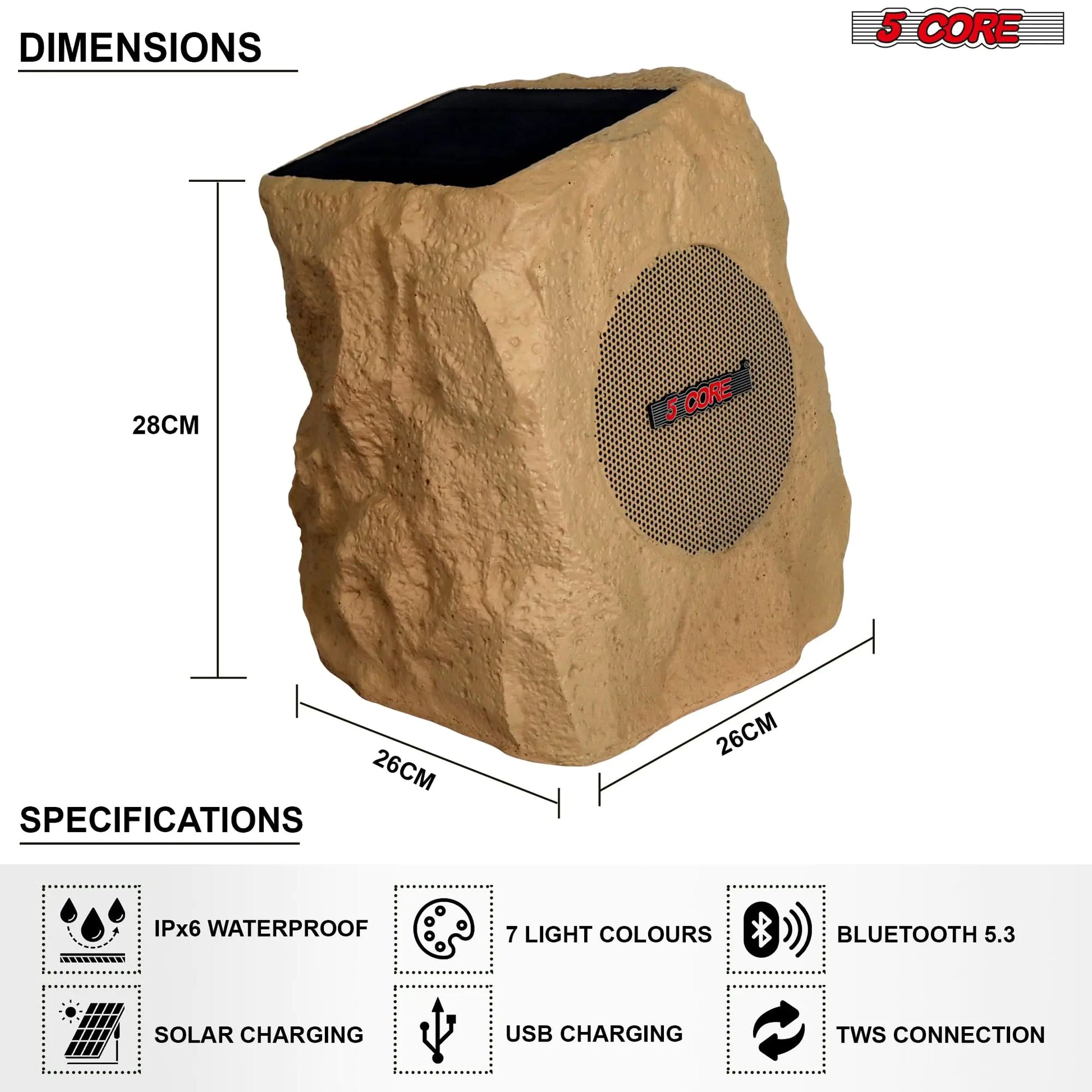 RockSound Outdoor Bluetooth Speakers - Tech genius & freaks