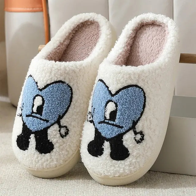 Cozy Heart Fur Slippers - Tech genius & freaks